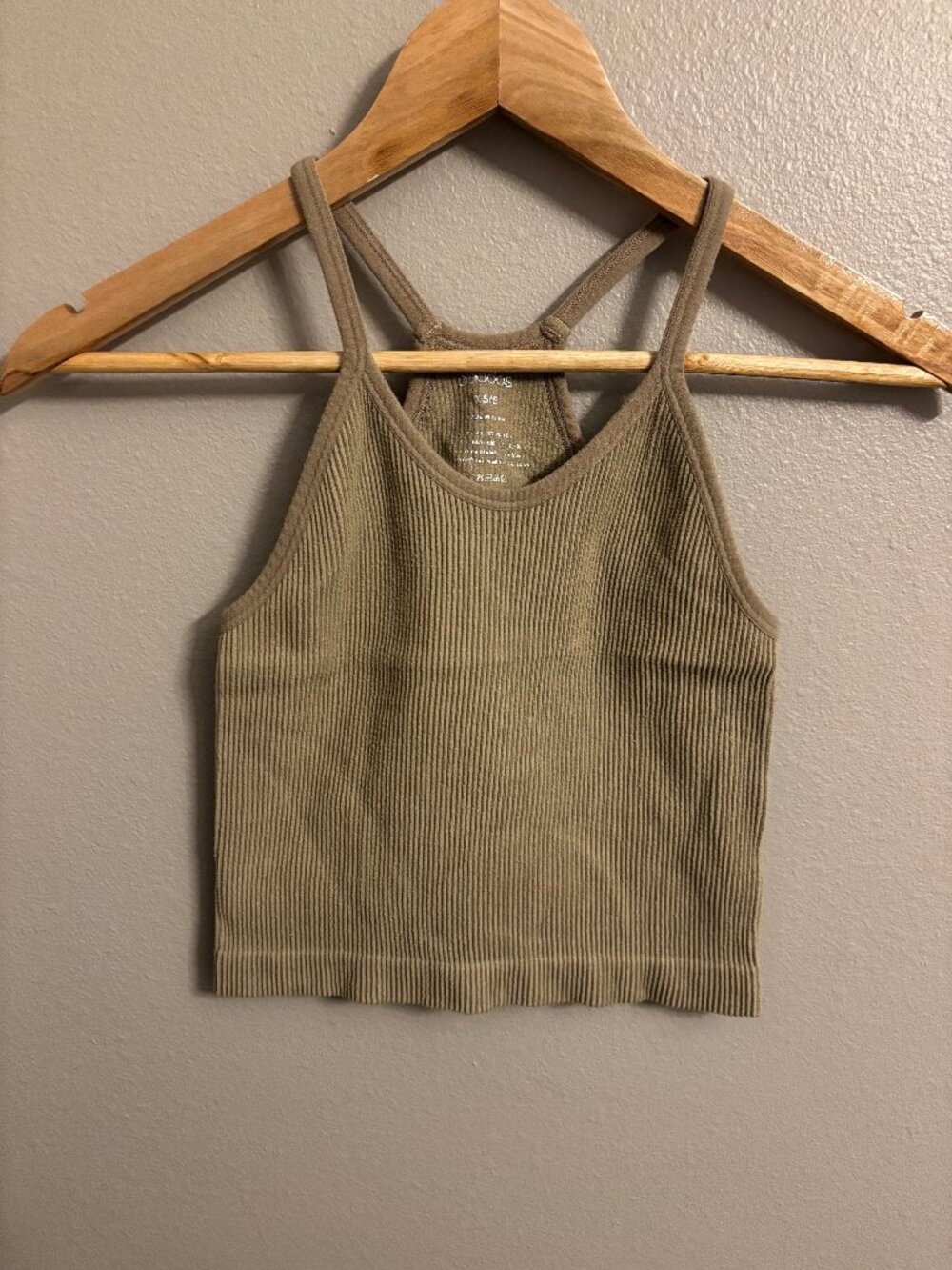 Ododos ribbed cropped tank